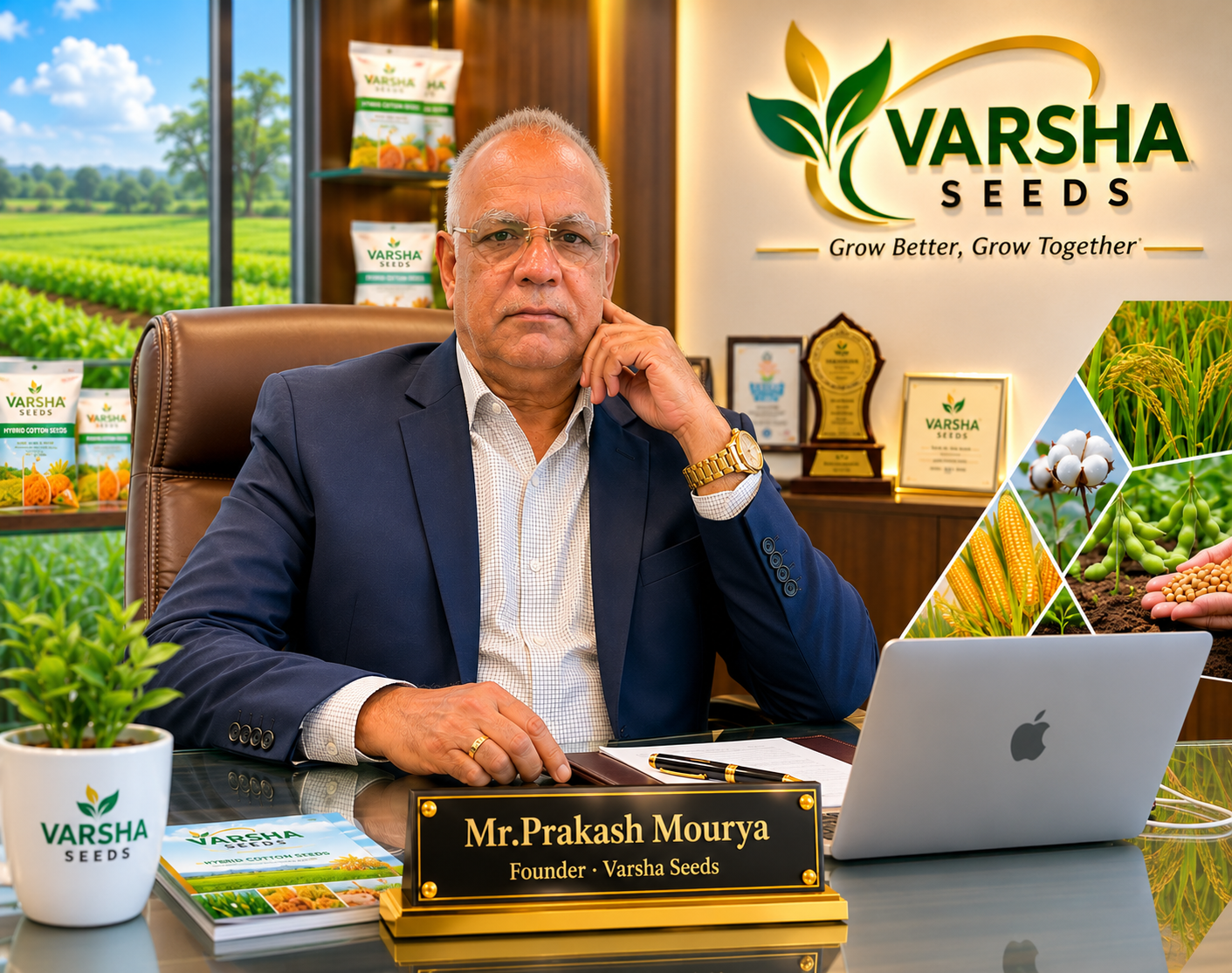 Prakash Mourya - Founder of Varsha Seeds